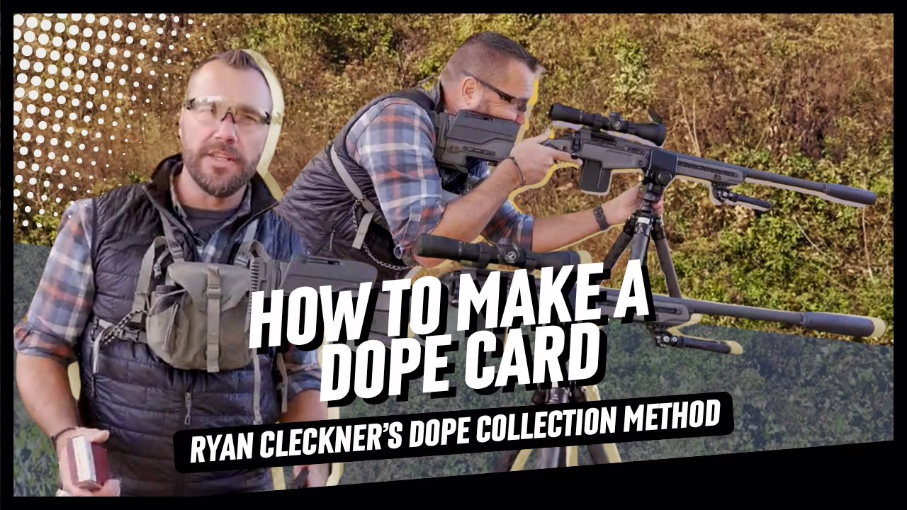 Creating a DOPE card with Ryan Cleckner