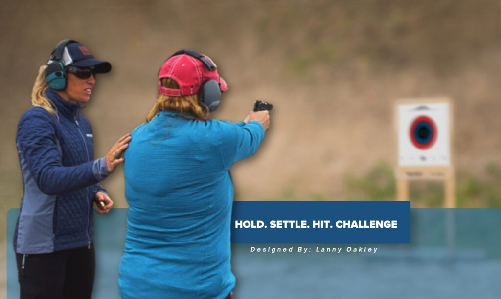 Lanny Oakley on outdoor range training new shooter on Hold Settle Hit Challenge